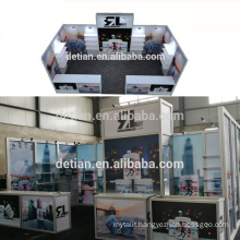 Detian Offer 10X20ft portable exhibition booth display trade show equipment